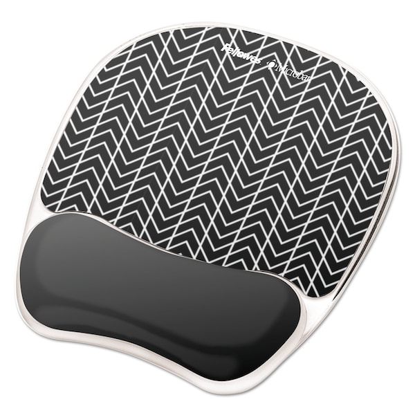 Fellowes Mouse, Pad, Wrist Rest, Chev 9549901